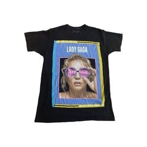 Lady Gaga Joanne World Tour 2017 Concert Men's T-Shirt Size Medium Black